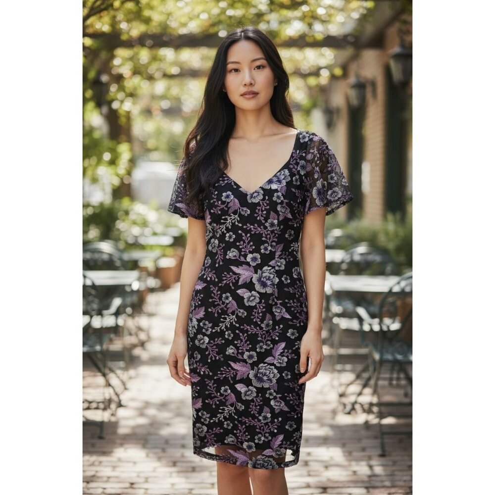 MAGGY LONDON Women Floral Dress 2